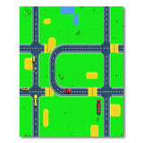 City Roads Play Rug for Kids
