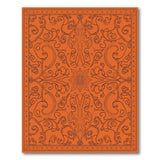 Ornate Orange Traditional Persian Area Rug