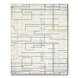 Abstract Geometric Line Area Rug