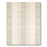 Neutral Beige Vertical Stripe Modern Area Rug