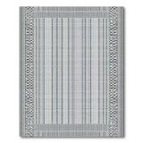 Black and White Stripe Black White Geometric Stripe Area Rug