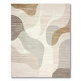 Beige and Neutral Abstract Area Fluid Beige Abstract Area Rug