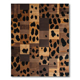 Leopard Patchwork Abstract Area Rug