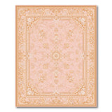 Blush Pink Floral Vintage No. 25 Area Rug