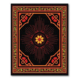 Bold Red Floral Medallion Persian Area Rug