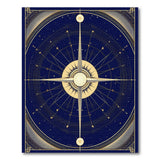 Celestial Compass Gold Area Rug