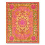Geometric Modern Multi-color and Patterns Vibrant Sunburst Geometric Area Rug