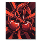 Bold Red Cherry Duo Area Rug