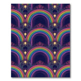 Vibrant Rainbow Arch Area Rug