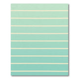 Mint Green Horizontal Stripe Area Rug