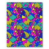 Multi-color and Patterns Vivid Multi-Color Geometric Area Rug