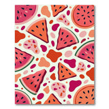 Playful Watermelon Slices Area Rug