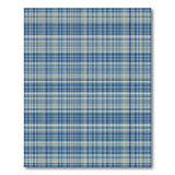 Navy Blue and Teal Navy Blue Plaid Check Area Rug
