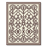 Ivory Traditional Persian Knotwork Rug