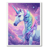 Magical Unicorn Rainbow Mane Area Rug