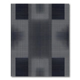 Modern Geometric Grid Grey Area Rug