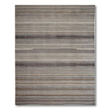 Grey Tonal Striped Woven Area Rug
