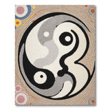 Yin-Yang Cosmic Multi-Color Tufted Area Rug
