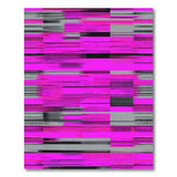 Multi-color and Patterns Pink Grey Geometric Abstract Area Rug
