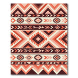 Pink Southwestern Geometric Area Rug