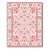 Pink Exquisite Pink Persian Floral Area Rug