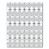 Black White Traditional Persian Area Rug