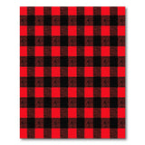 Red Black Buffalo Plaid Farmhouse Rug