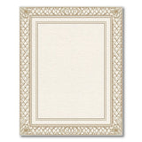 Traditional Persian Ornate Gold Filigree Border Area Rug