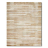 Beige Tan Geometric Stripe Area Rug