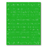 Vibrant Green Daisy Polka Dot Area Rug