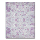 Purple Floral Vintage No. 7 Area Rug
