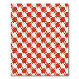 Playful Red Cartoon Frog Area Rug