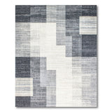 Modern Geometric Grey Grey Area Rug