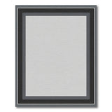 Geometric Modern Border Grey Geometric Border Area Rug