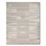 Grey Geometric Block Stripe Area Rug