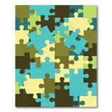Colorful Jigsaw Puzzle Area Rug