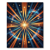Abstract Area Cosmic Starburst Area Rug