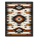 Southwestern Geometric Tribal Southwestern Area Rug
