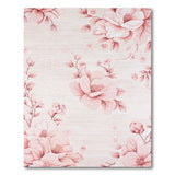 Floral Vintage Pink Blush Peony Floral Vintage Area Rug