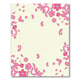 Pink Sakura Blossom Scatter Area Rug