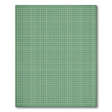 Green Gingham Checkered Green Area Rug