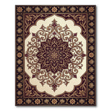 Opulent Purple Mandala Persian Area Rug