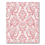 Pink Pink Floral Damask Vintage Area Rug