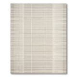 Beige Neutral Grid Stripe Area Rug