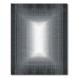Black and White Black White Geometric Tunnel Illusion Rug