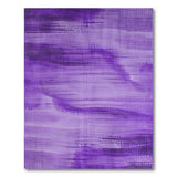 Purple Watercolor Brushstroke Abstract Area Rug