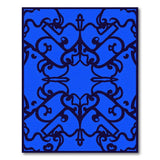 Ornate Blue Persian Motif Area Rug