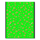Golden Clovers Vibrant Green Area Rug
