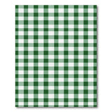 Rustic Farmhouse Green Green White Gingham Checkered Area Rug