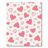 Playful Pink Hearts Scatter Rug
